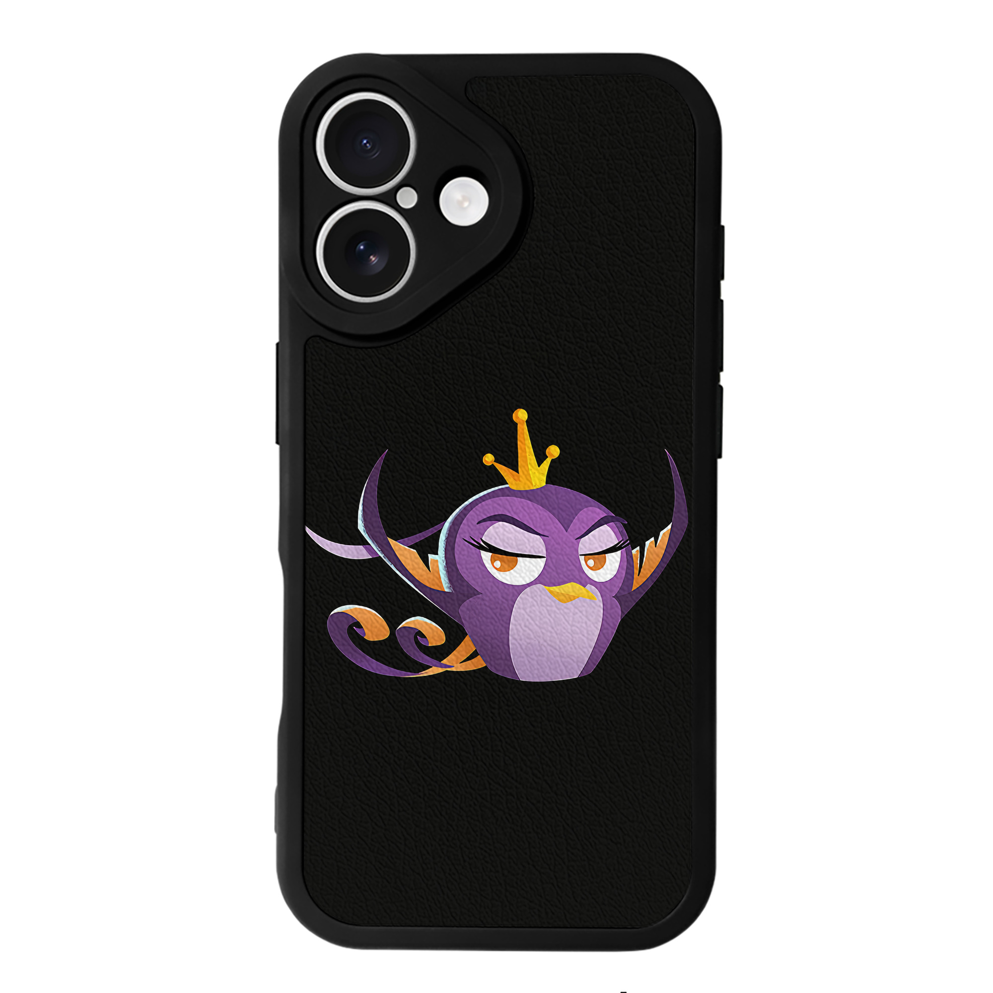 （画像用） Angry Birds アングリーバード 【iPhone 16シリーズ対応】シリコンスマホケース（レザー調） 材質：シリコン